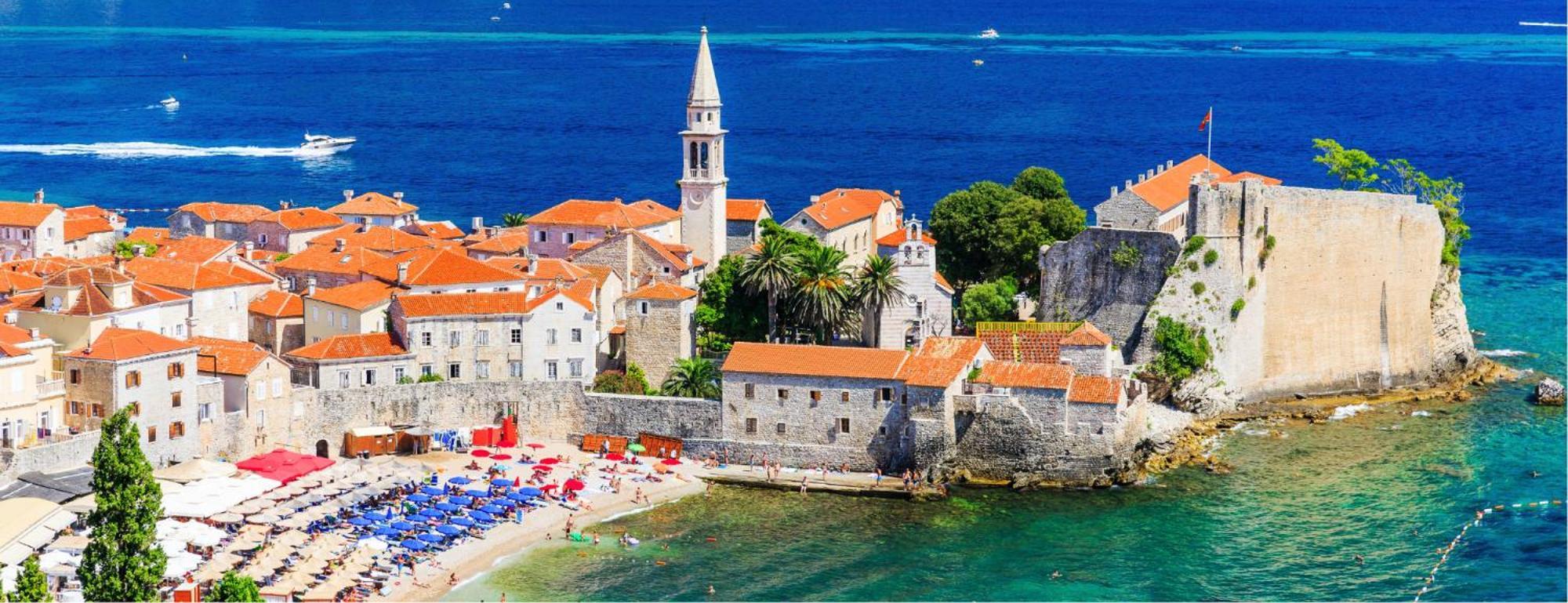 Adriatic Apartman Bečići Luaran gambar